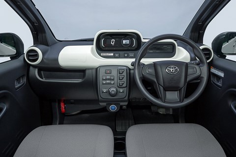 Toyota C+ Pod interior: two seats only