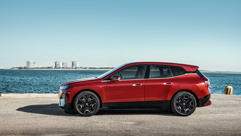 BMW iX side profile