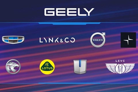 Geely brands include Volvo, Lynk &amp; Co and Lotus