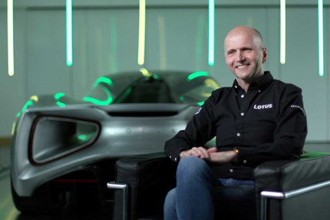 Lotus head of design Russell Carr