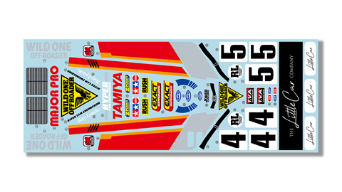 Tamiya Wild One Max - stickers