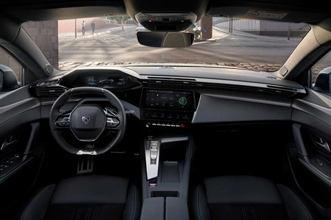 New Peugeot 308 SW estate dashboard