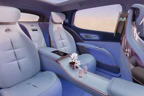 maybach eqs rear seats