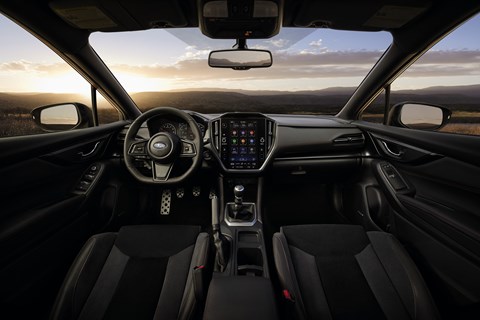 subaru wrx interior