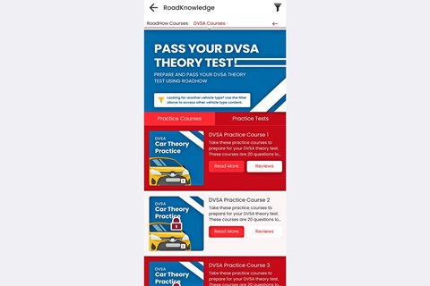 roadhow dvsa tests