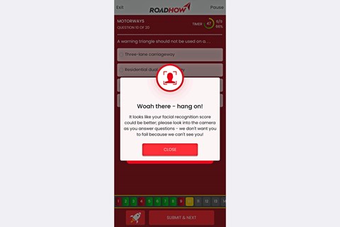 roadhow facial recognition