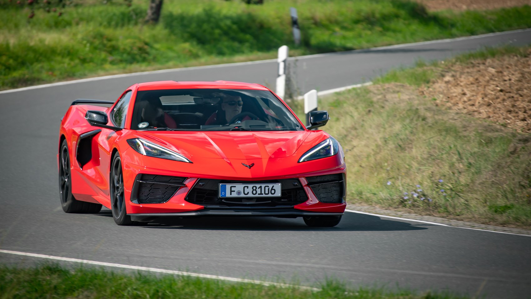 corvette front cornering