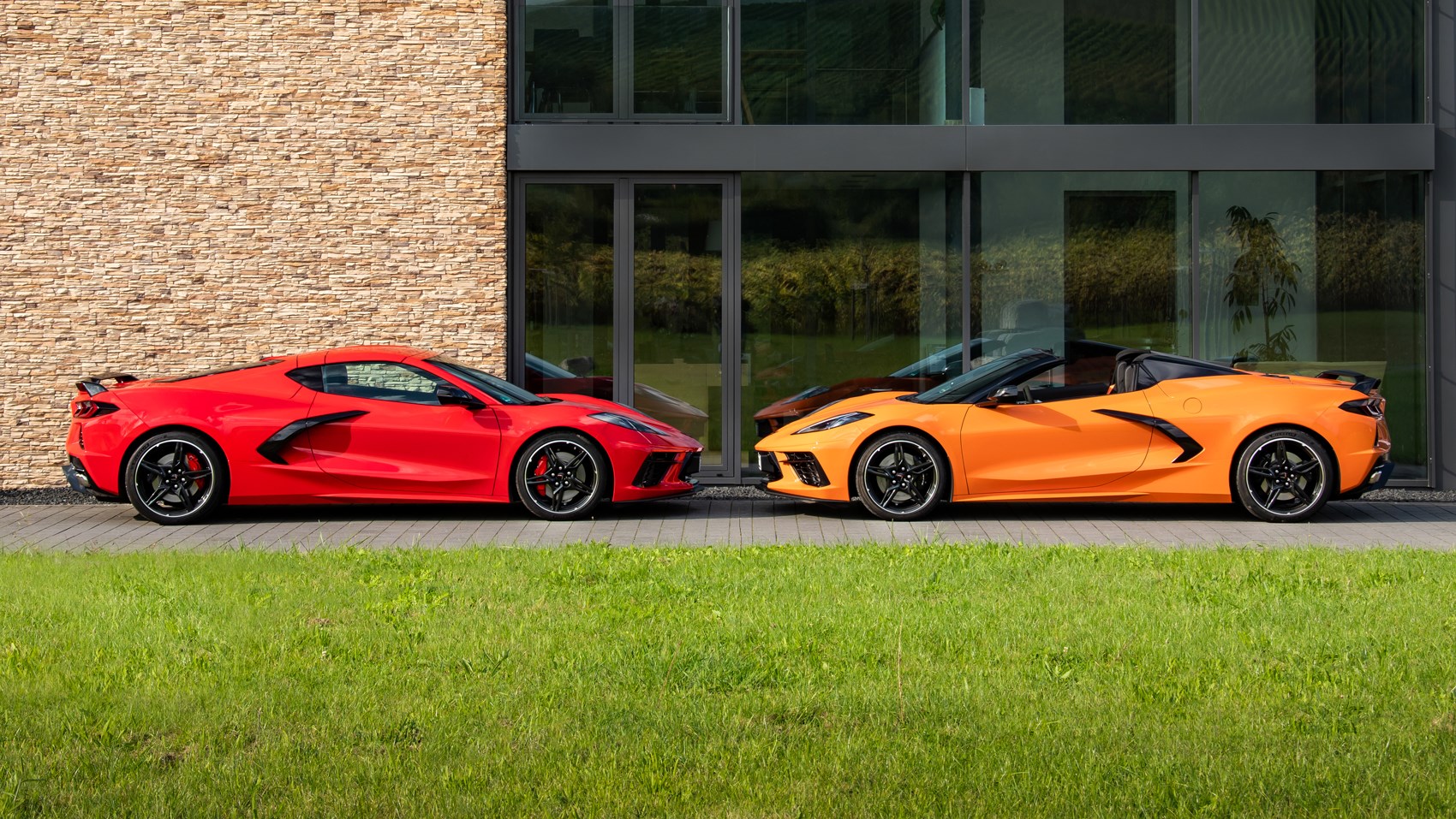 corvette c8 coupe and convertible