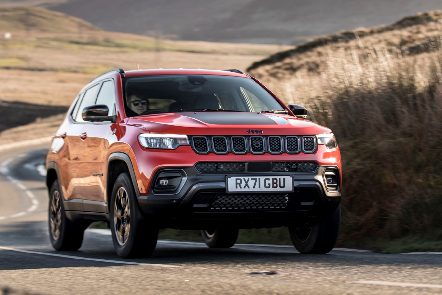 Jeep Compass 4xe driving