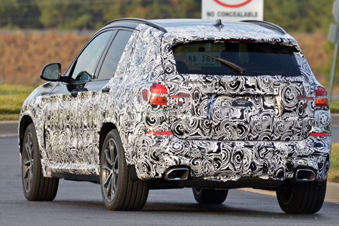 2017 BMW X3 spy shots