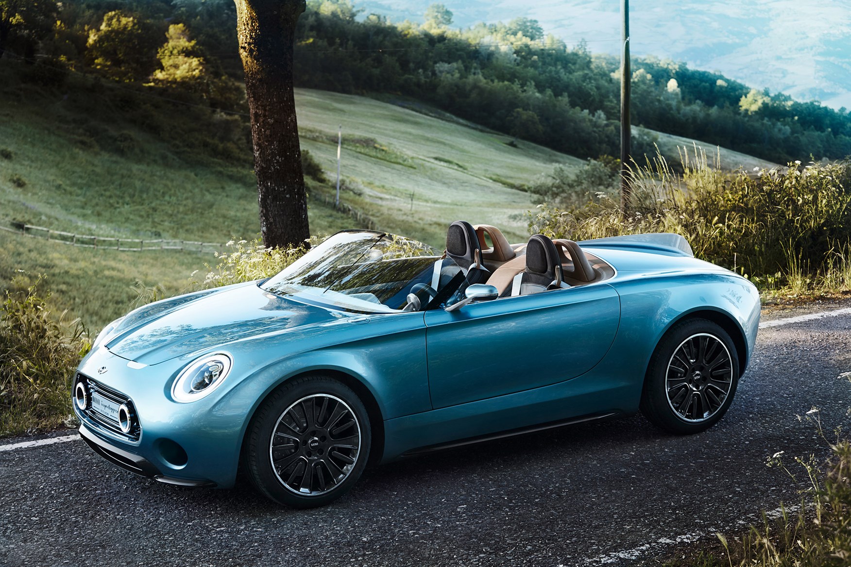 Mini Superleggera Is Go Expect Slinky Roadster In 2018 Car The Mini Superleggera Show Car At Villa D Este
