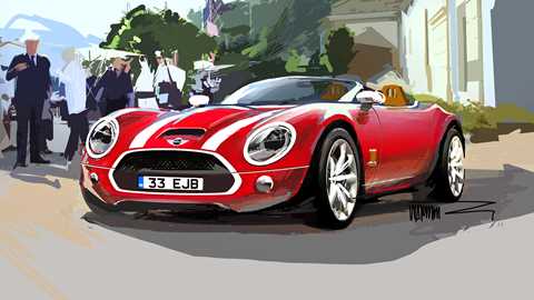 Mini Car News Magazine Mini Superleggera The Official Bmw Design Sketches