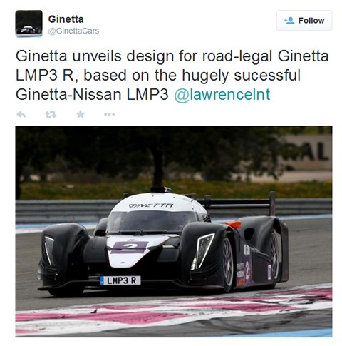 Ginetta LMP3 R