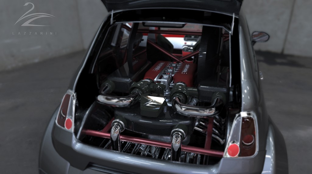 The Super Cinquecento The Fiat 500 Powered By A Ferrari 458 V8 Car Magazine