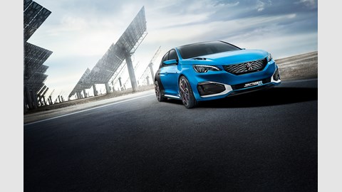 Peugeot 308 R HYbrid at Shanghai