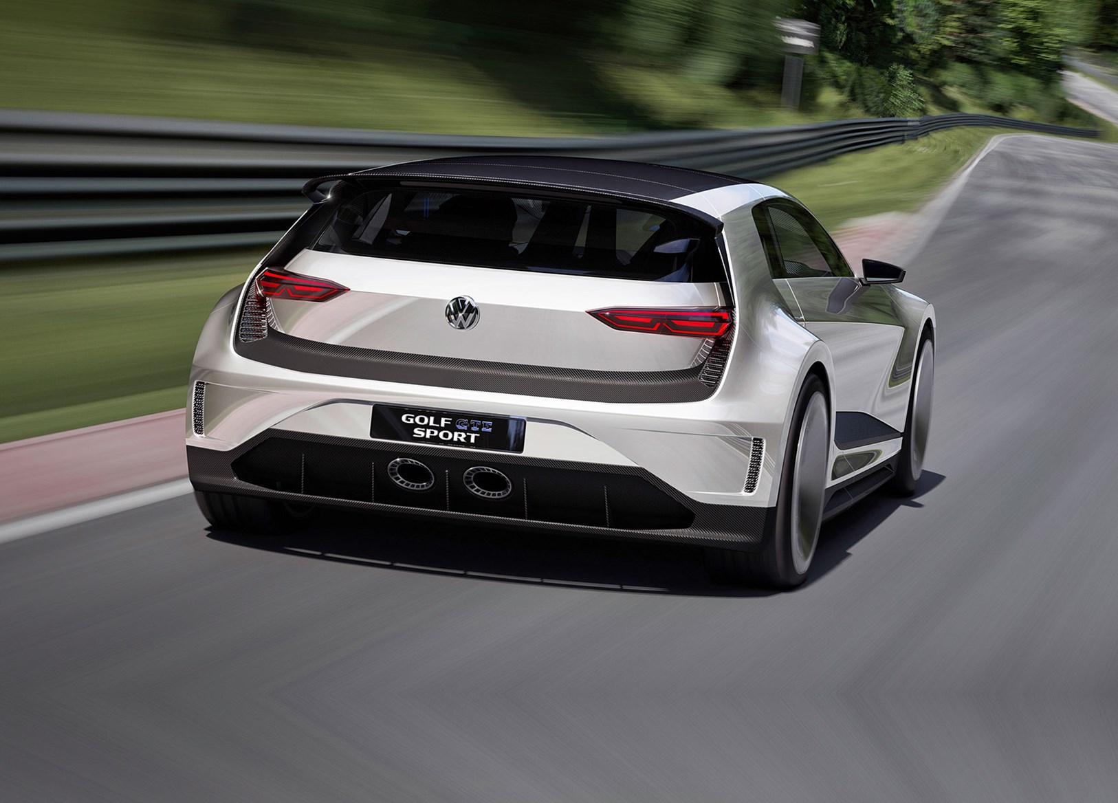 Derde Tante tafel VW Golf GTE Sport: the outrageous carbon-bodied 400bhp hybrid GTI | CAR  Magazine