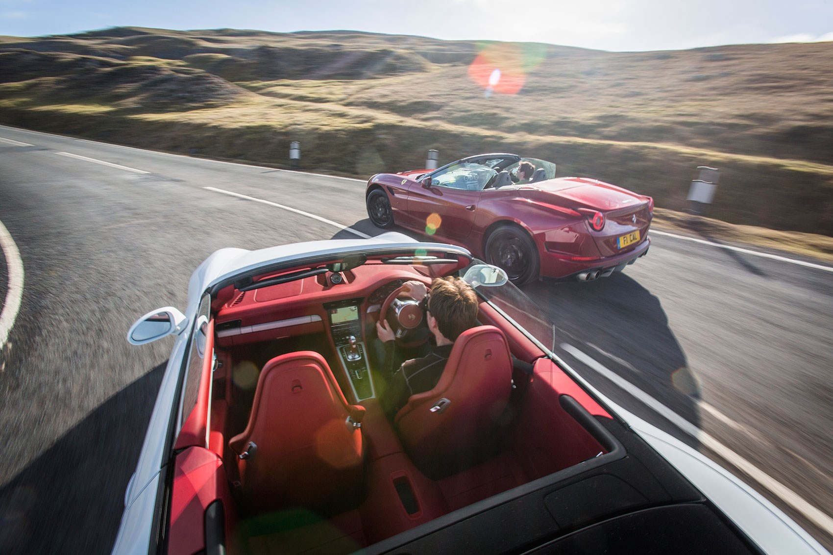 Porsche 911 Turbo S Cabrio Vs Ferrari California T Twin Test