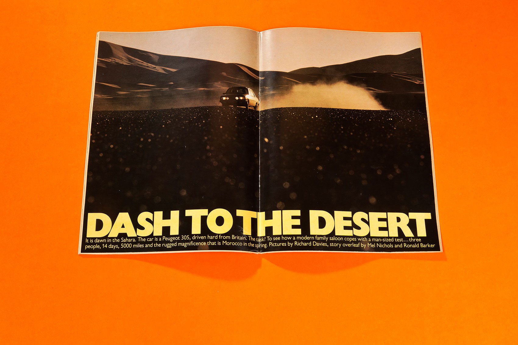 The date is June 1978, the car is a Peugeot 305 and the destination? Well that's the Sahara. This is one of CAR's greatest adventure drives ...