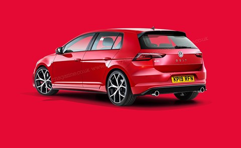 New 2019 VW Golf GTI: artist's impression by CAR magazine