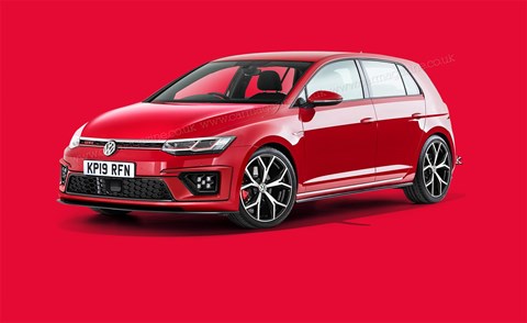 New 2019 VW Golf GTI: artist's impression by CAR magazine
