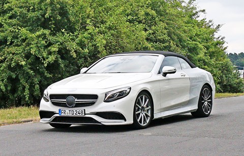 Mercedes' S63 AMG loses its roof as a convertible version is introduced.