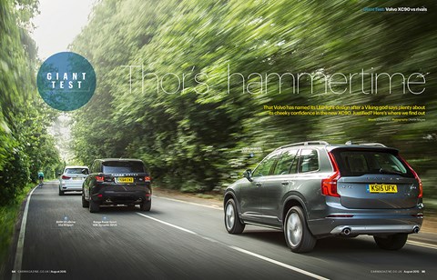 Paul Bainbridge used some interesting comparison's to argue his point that the Volvo was better than the X5 in our giant test