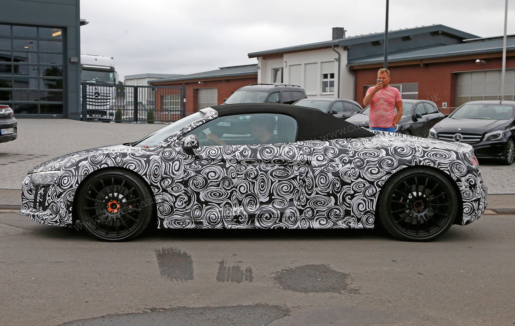 An Open And Shut Case New Audi R8 Spyder Scooped Undisguised Car