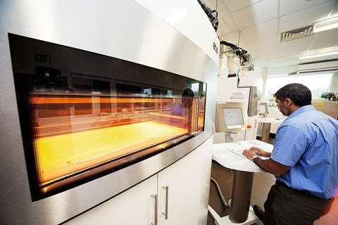 3D printer gets the CAD design sent straight to it