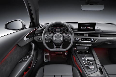 Audi's new virtual cockpit has been added to the new S4 and S4 Avant