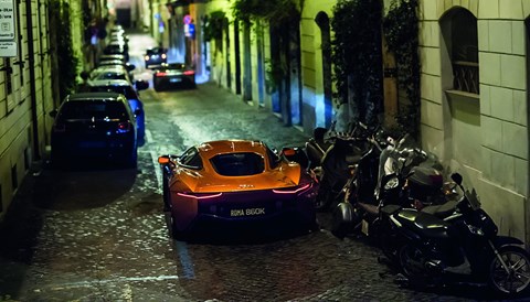 Jaguar C-X75 in Rome