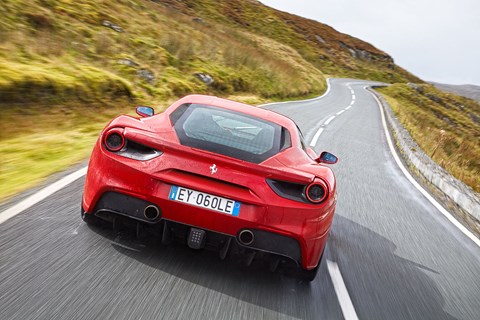 Whoosh! Turbo'd Ferrari battling it out in Wales