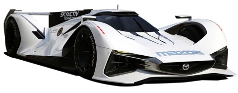 Mazda LM55, first seen at the 2015 Goodwood show, virtually it'll eclipse the old 787b with a 290mph top speed