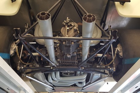 Ant's eye view. No wonder '70s Porsche racing cars weren't terribly heavy...