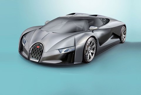 Bugatti Chiron artist's impression by R.Varicak/Motor Forecast