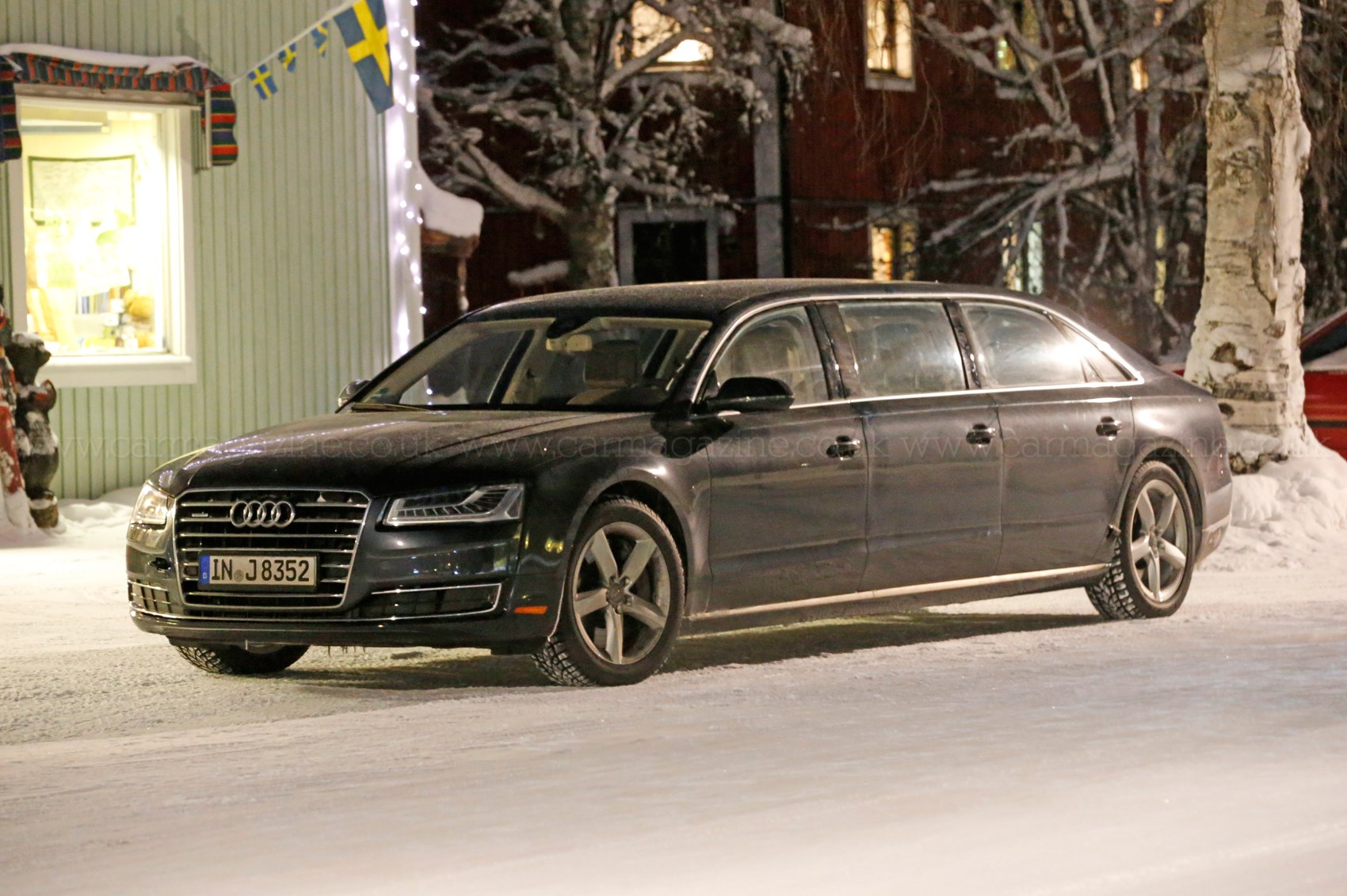 And stretch… Mystery six-door Audi A8 limo spotted in Sweden | CAR Magazine