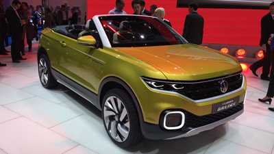 Volkswagen T-Cross Breeze concept: the compact Evoque convertible from VW