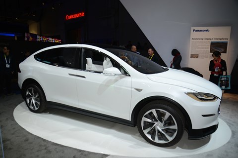 The Tesla Model X: in the UK in autumn 2016, priced from around £60,000