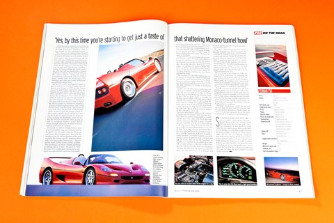 Ferrari F50 first drive, CAR magazine March 1996