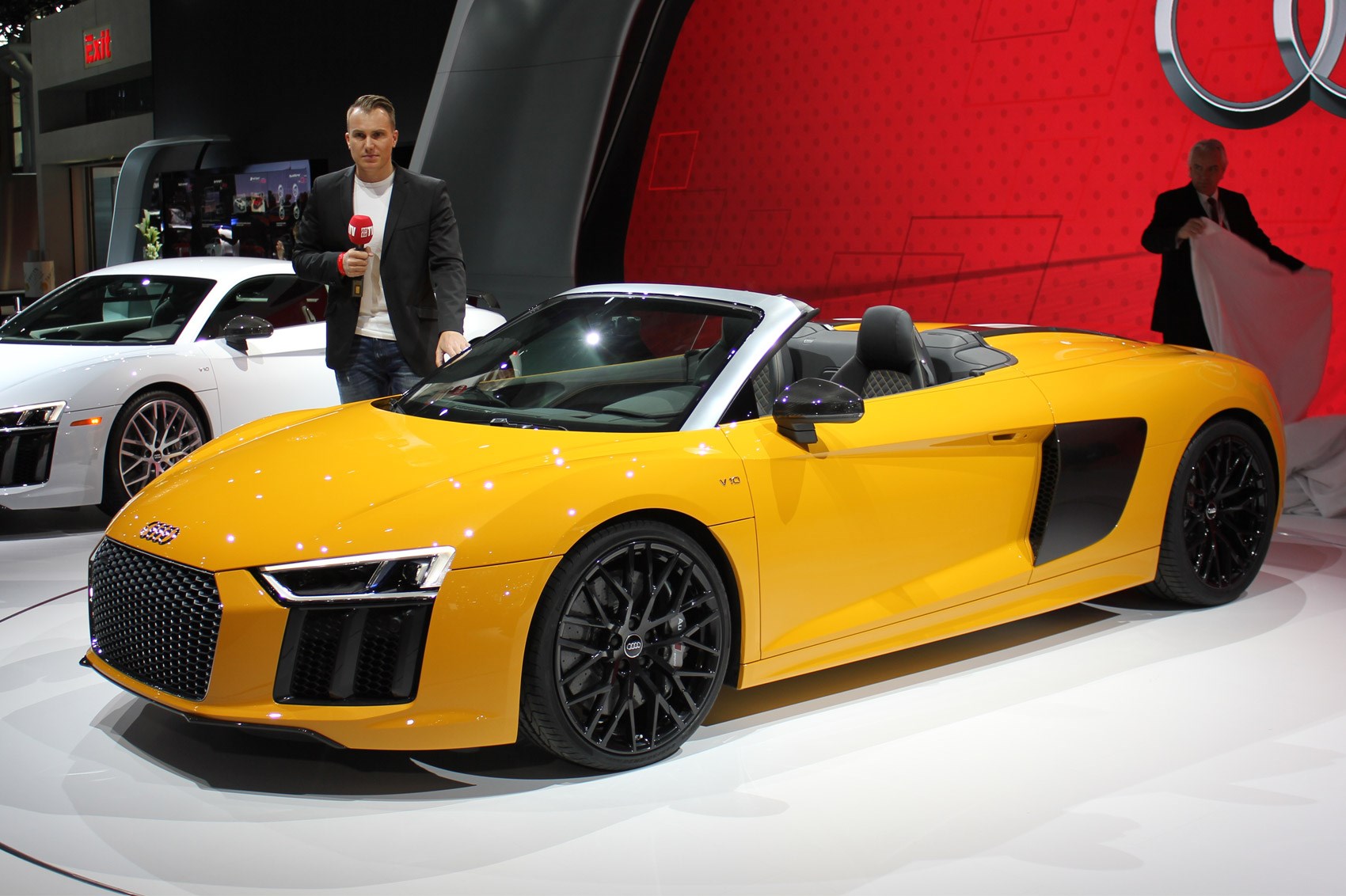 New Audi R8 Spyder Revealed At 2016 York Motor Show Car Magazine New Audi R8 Spyder Revealed At 2016 York Motor Show
