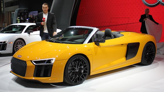 New Audi R8 Spyder Revealed At 2016 York Motor Show Car Magazine New Audi R8 Spyder Revealed At 2016 York Motor Show