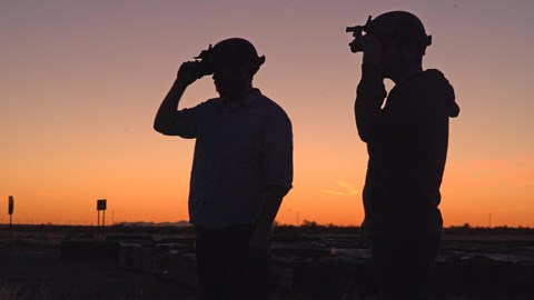 Spotters at the Ford Arizona Proving Ground
