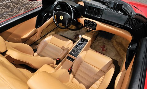 F355 interior