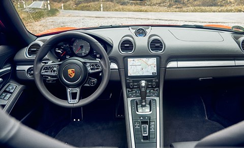 Porsche 718 Boxster cabin