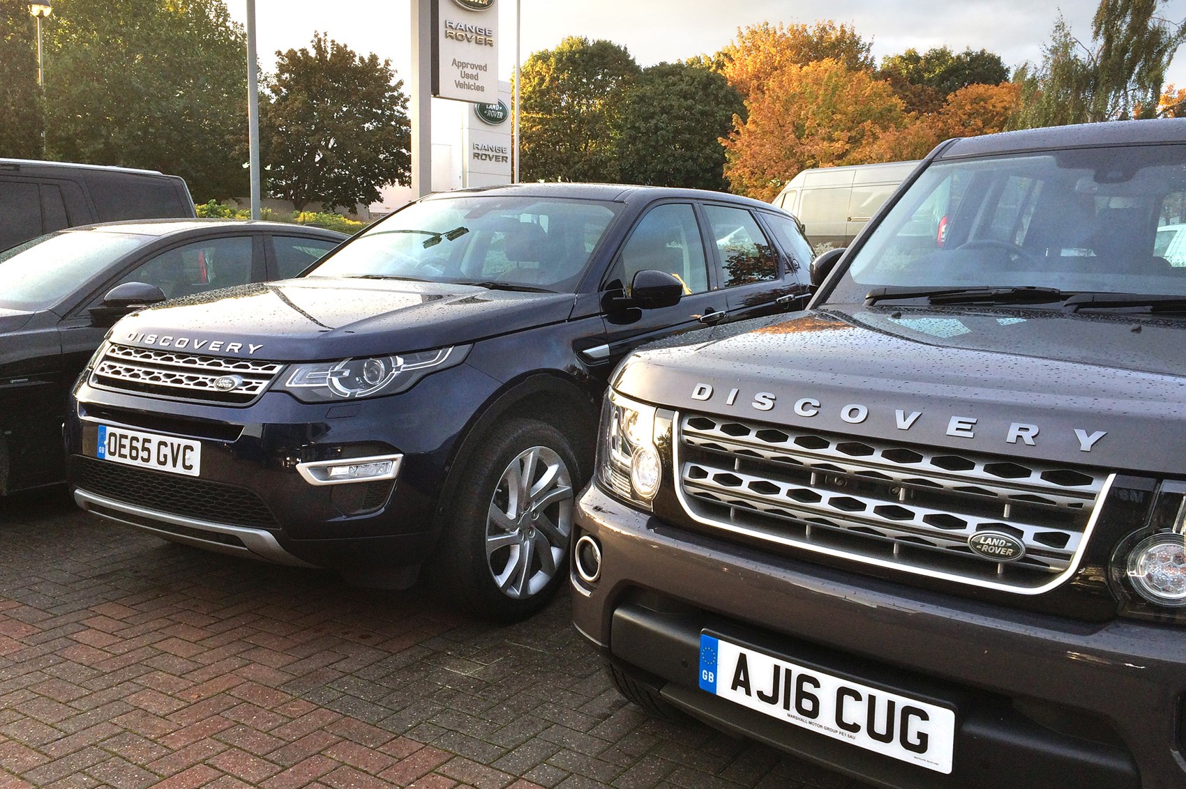 Land Rover Discovery 4 Colour Chart