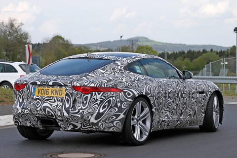 Jaguar F-type four-cylinder spy shots