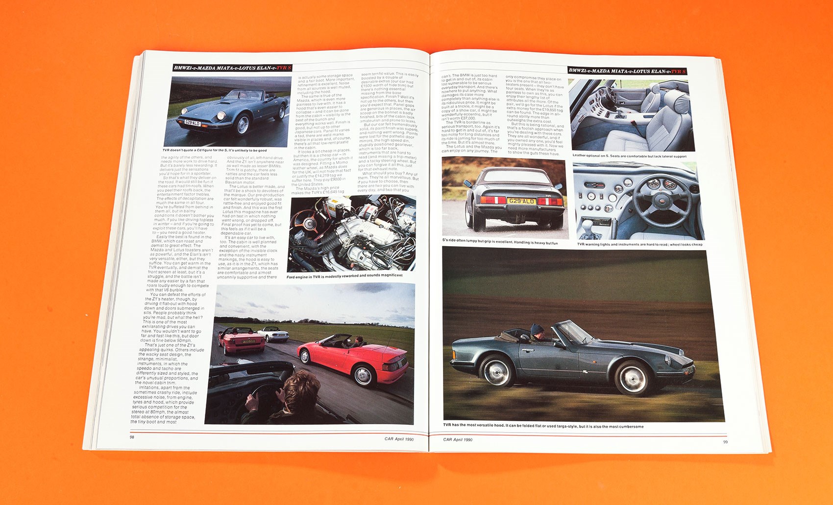 Losing our heads: BMW Z1 vs Lotus Elan vs Mazda MX-5 vs TVR S (CAR ...