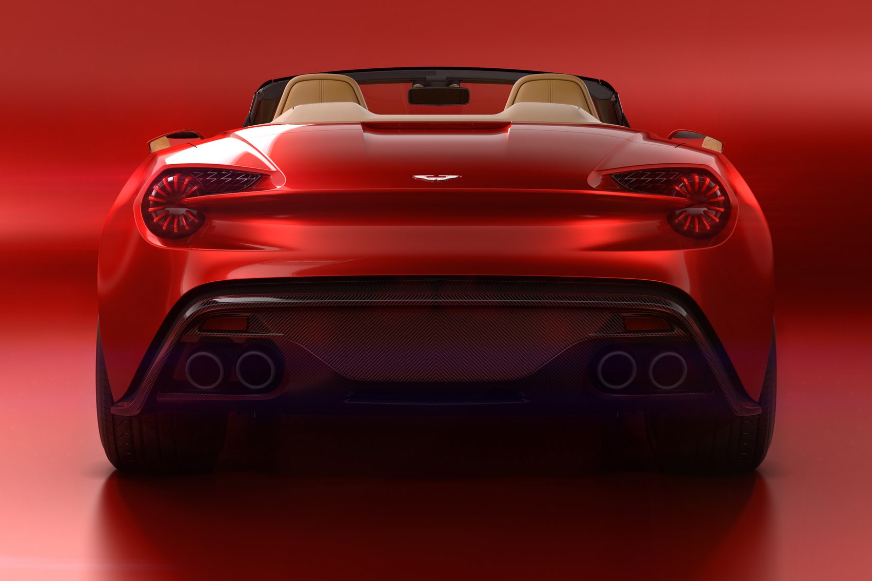 Aston Martin Vanquish Zagato Volante unveiled at Pebble Beach ...