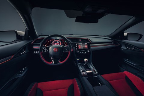 Honda Civic Type R at Geneva 2017 interior