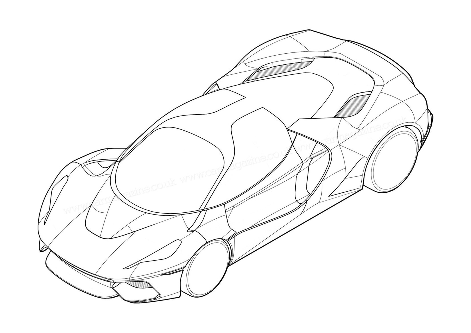 Mclaren P1 Cost >> Mystery Ferrari supercar pops up on patent filing | CAR Magazine Mclaren P1 Cost >> Mystery Ferrari supercar pops up on patent filing | CAR Magazine