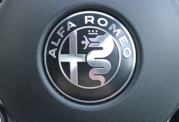 The Alfa Romeo badge The Alfa Romeo badge